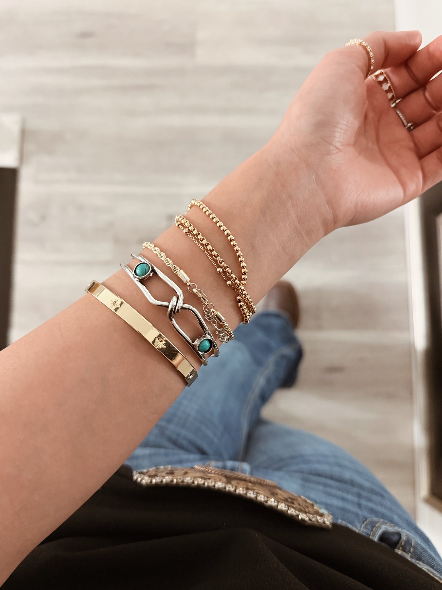 Turquoise cuff bracelet