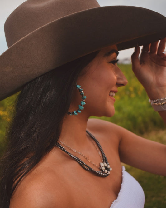 Turquoise Navajo earrings